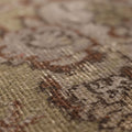 Vintage Isparta Turkish Area Rug 5x9 ft — Gray & Brown Floral (No. 40123)