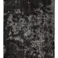 Vintage Isparta Turkish Area Rug 6x9 ft — Gray Overdyed (No. 40125)