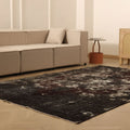 Vintage Isparta Turkish Area Rug 6x9 ft — Gray Overdyed (No. 40125)