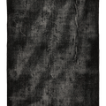 Vintage Isparta Turkish Area Rug 6x9 ft — Gray Overdyed