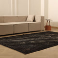 Vintage Isparta Turkish Area Rug 6x9 ft — Gray Overdyed