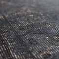 Vintage Isparta Turkish Area Rug 5x8 ft — Gray Overdyed (No. 40131)