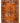 Vintage Isparta Turkish Area Rug 6x8 ft — Orange Overdyed