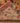 Vintage Van Turkish Area Rug 6x14 ft — Orange & Brown Geometric