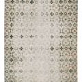 Vintage Isparta Turkish Area Rug 5x8 ft — Beige & Green Floral (No. 40167)