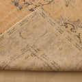 Vintage Manisa Turkish Area Rug 5x9 ft — Orange & Blue Floral (No. 40170)
