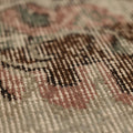 Vintage Isparta Turkish Area Rug 5x9 ft — Beige & Brown Floral (No. 40183)