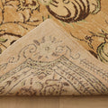 Vintage Manisa Turkish Area Rug 5x9 ft — Orange & Brown Floral