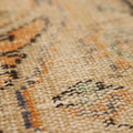 Vintage Manisa Turkish Area Rug 5x8 ft — Orange & Blue Distressed (No. 40192)