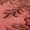 Vintage Isparta Turkish Area Rug 5x9 ft — Pink Overdyed (No. 40209)