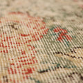 Vintage Isparta Turkish Area Rug 5x9 ft — Green & Pink Distressed