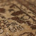 Vintage Isparta Turkish Area Rug 6x10 ft — Brown & Beige Floral