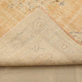 Vintage Manisa Turkish Area Rug 5x9 ft — Orange Floral (No. 40260)