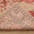 Vintage Isparta Turkish Area Rug 6x10 ft — Red & Beige Floral (No. 40262)