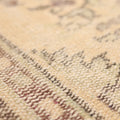Vintage Isparta Turkish Area Rug 6x10 ft — Beige & Purple Floral (No. 40292)