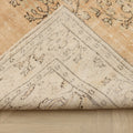 Vintage Manisa Turkish Area Rug 6x9 ft — Orange Floral (No. 40294)