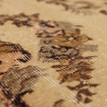Vintage Isparta Turkish Area Rug 6x9 ft — Black & Gray Overdyed