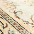 Vintage Manisa Turkish Area Rug 6x9 ft — Blue & Green Floral (No. 40311)