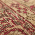 Vintage Isparta Turkish Area Rug 6x10 ft — Red & Beige maximalist