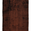 Vintage Manisa Turkish Area Rug 6x9 ft — Brown & Black Overdyed