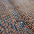 Vintage Manisa Turkish Area Rug 5x9 ft — Blue & Brown Overdyed