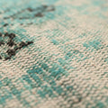 Vintage Manisa Turkish Area Rug 5x7 ft — Green & Gray Overdyed