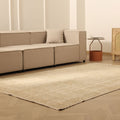 Vintage Manisa Turkish Area Rug 5x9 ft — Beige Distressed
