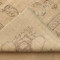 Vintage Manisa Turkish Area Rug 5x9 ft — Beige Floral