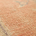 Vintage Manisa Turkish Area Rug 6x9 ft — Orange & Beige Floral