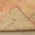 Vintage Manisa Turkish Area Rug 5x9 ft — Red & Beige Floral
