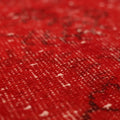 Vintage Isparta Turkish Area Rug 6x10 ft — Red Overdyed