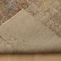 Vintage Isparta Turkish Area Rug 6x9 ft — Gray minimalist