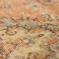 Vintage Isparta Turkish Area Rug 6x10 ft — Orange & Beige Floral (No. 40394)