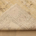 Vintage Manisa Turkish Area Rug 6x8 ft — Beige & Brown Floral (No. 40421)