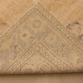 Vintage Manisa Turkish Area Rug 5x9 ft — Beige & Blue Floral