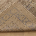 Vintage Manisa Turkish Area Rug 6x9 ft — Gray & Blue Distressed