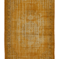 Vintage Manisa Turkish Area Rug 5x9 ft — Orange Distressed