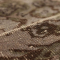 Vintage Isparta Turkish Area Rug 6x7 ft — Gray & Brown Distressed