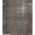 Vintage Isparta Turkish Area Rug 5x8 ft — Gray Overdyed (No. 40490)