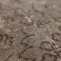 Vintage Isparta Turkish Area Rug 5x8 ft — Gray Overdyed (No. 40490)