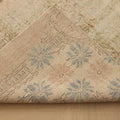 Vintage Isparta Turkish Area Rug 6x10 ft — Beige & Blue Distressed