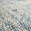 Vintage Manisa Turkish Area Rug 5x8 ft — Blue & White Overdyed (No. 40507)