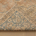 Vintage Isparta Turkish Area Rug 6x10 ft — Blue & Red Floral