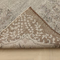 Vintage Isparta Turkish Area Rug 6x9 ft — Gray Floral