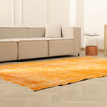 Vintage Manisa Turkish Area Rug 5x9 ft — Orange Overdyed (No. 40531)
