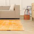 Vintage Manisa Turkish Area Rug 5x9 ft — Orange Overdyed (No. 40531)