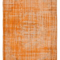Vintage Manisa Turkish Area Rug 5x9 ft — Orange Overdyed (No. 40531)