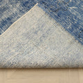 Vintage Manisa Turkish Area Rug 6x9 ft — Blue Overdyed