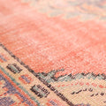 Vintage Manisa Turkish Area Rug 5x9 ft — Red Floral (No. 40548)