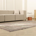 Vintage Manisa Turkish Area Rug 5x9 ft — Brown Overdyed
